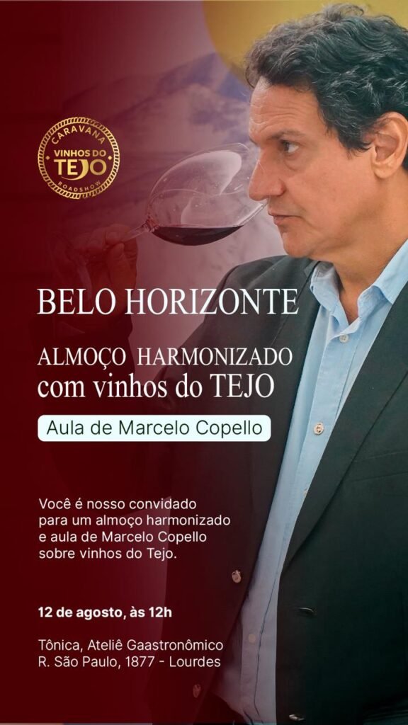 Após o sucesso das edições de 2024 e 2025, o roadshow dos vinhos da região portuguesa do Tejo estreia a nova temporada na capital catarinense, com jantar harmonizado e master class, no dia 12 de agosto.