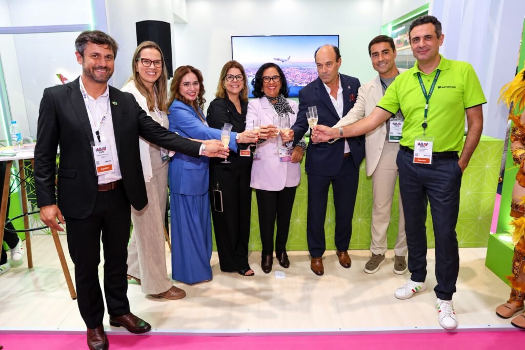 Representantes da Vila Galé e da Tap Air Portugal na Abav Expo 2026